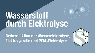 Wasserstoff herstellen mit Elektrolyse  Wie funktioniert die Wasserelektrolyse [upl. by Pavior476]