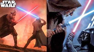 Does ObiWan Dueling Darth Vader Break Star Wars Canon  ObiWan Kenobi Sereis [upl. by Hagep]