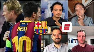 BARCELONA Koeman defiende a Lionel Messi ¿Está en declive o desmotivado la Pulga  Exclusivos [upl. by Wauters790]