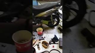 Yamaha Mio sporty CVT maintenance yamaha mio shortvideo likeandsubscribe shorts [upl. by Sualocin774]