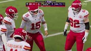 MADDEN 24  Simulamos Baltimore Ravens vs Kansas City Chiefs [upl. by Lissa288]