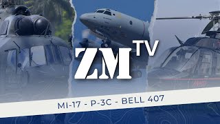 Zona Militar TV  Resumen Semanal P3C Orión Mil Mi17 y nuevos Bell 407GXi para el Ejército [upl. by Peednus]