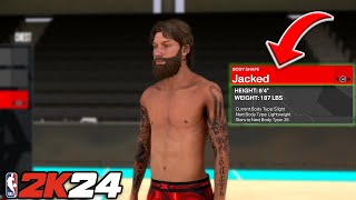 How To UnlockEdit Body Types In MyCareer NBA 2K24 [upl. by Noraa]