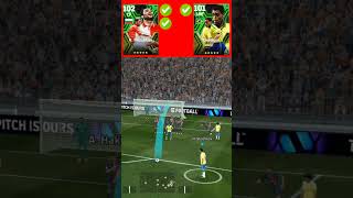 Hstoichkov Vs Denilson 🔥🥵 Free Kick 💥 in efootball 24 mobile shortfeed viralvideo [upl. by Nisbet499]