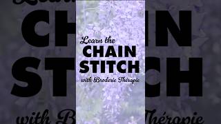 How to do the Chain Stitch in Hand Embroidery [upl. by Adaval]