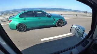 Driving the Oresund Bridge with a VW T4  151 HP  POV  RAW [upl. by Niletac]