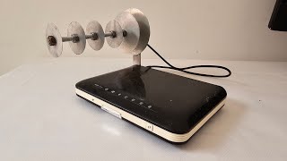 How to make a router antenna to increase the strength of the WiFi signal [upl. by Anairuy752]