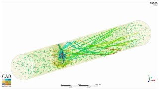 Desuperheater – Injection liquid trajectories [upl. by Dailey]