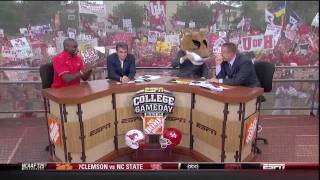 Lee Corso drops the FBomb on ESPN Gameday [upl. by Wetzel]