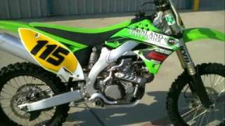 2010 KX450F with Fuel Injection [upl. by Aynuat]