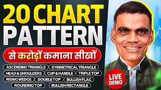 20 Chart Patterns FREE Course  Chart Pattern Kya Hota Hai  Technical Analysis  Hindi  Viren Jain [upl. by Amat524]