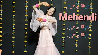 Mehendi Dance CoverDhvani BhanushaliMehndi Dance Dhvani BMehndi Song DanceNavratri Dance 2021 [upl. by Enirehs]