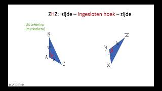 congruentiekenmerken bij driehoeken herkennen  notaties in bewijzen [upl. by Alysia]