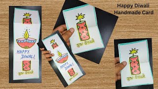 Diwali Card Making Idea  Diwali Greeting Card  Handmade Card Diwali  Diwali Pop up card [upl. by Ahsa]