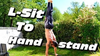 Apprendre Lsit To Handstand TUTO FR Street workout [upl. by Zetra531]