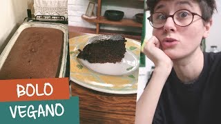 RECEITA DO MEU BOLO DE CHOCOLATE VEGANO  Louie Ponto [upl. by Elleb259]