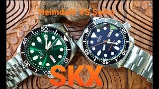 Heimdallr SKX Vs Seiko SKX007 ◇ Comparison  The Watcher [upl. by Franklin426]