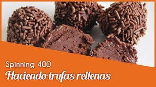 TRUFAS RELLENAS en la Máquina Extrusora y Rellenadora Automatica y Spinning 400 BRALYX [upl. by Yud]