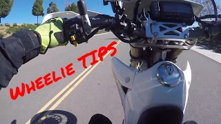 How to Wheelie a DRZ400sm for Beginners [upl. by Ysset288]