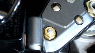 9907 Suzuki Hayabusa Front Rebound Damping Adjustment [upl. by Aerdnu]