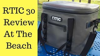 RTIC 30 Softside Cooler At The Beach Review [upl. by Zachery]