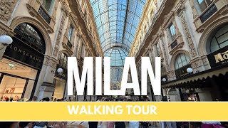 Milan Italy Walking Tour 2024 4K [upl. by Naes]