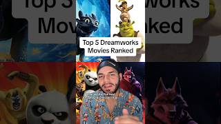 RANKING the Top 5 Dreamworks Movies 🍿 movies ranked [upl. by Yniffit]