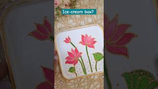 Icecream ka dibba mat fekna 😂 painting shorts shortvideo homedecor artandcraft [upl. by Moreta]