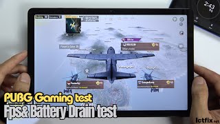 Samsung Galaxy Tab A9 PUBG Mobile Gaming test  Snapdragon 695 90Hz Display [upl. by Joachim292]