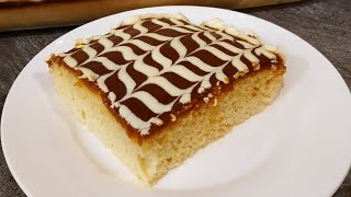 Tres Leches  Milky Caramel Cake  Trilece tarifi [upl. by Anerual]