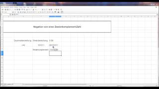 Zweierkomplement Negation einer Zweierkomplementzahl [upl. by Marjie]