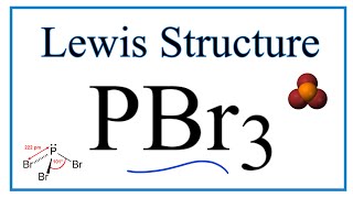 PBr3 Lewis Structure  How to Draw the Lewis Structure for PBr3 [upl. by Ranitta]