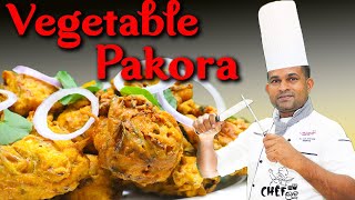 Vegetable Pakora Recipe  Chef Kalu [upl. by Nod]