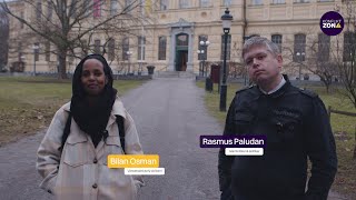 Rasmus Paludan vs Bilan Osman muslimsk aktivist [upl. by Torray971]