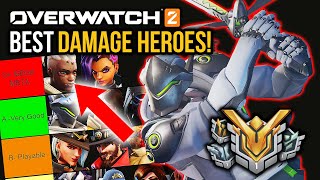 THE BEST OVERWATCH 2 DAMAGE HEROES TIER LIST Season 1 [upl. by Anoniw]