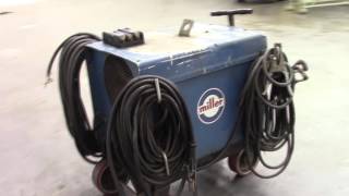 Used Miller Dialarc 250 AC DC Arc Welding Power Source C4508 [upl. by Basset591]