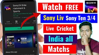 How to Watch Sony Ten 3 Sony Ten 4 Sony Liv  Sony Liv channel kaise dekhe TechinHindi [upl. by Aneeroc]