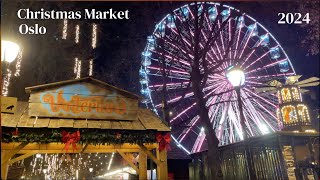 Magical Oslo Christmas Market 2024 ❄️ A Winter Wonderland 🎄 [upl. by Saretta]