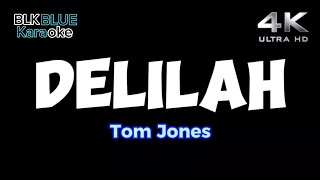 Delilah  Tom Jones karaoke version [upl. by Yekram]