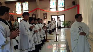 New altar at Our Lady of Peace and Safe Journey Chalan Pago Guam [upl. by Cenac987]