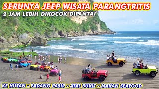 SERUUU  JEEP WISATA PARANGTRITIS YOGYAKARTA PALING BARU [upl. by Yborian]