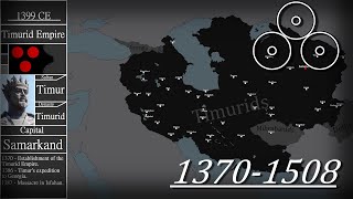 History of the Timurid Empire  Every Year [upl. by Sihun982]