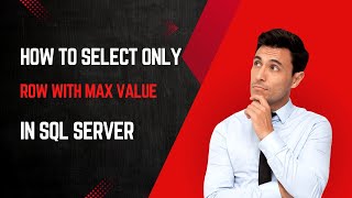 How to select only rows with max value on a column [upl. by Ariec]