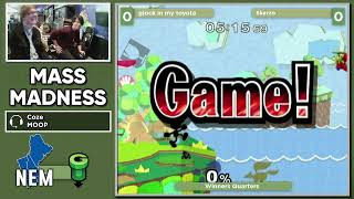 Mass Madness 45 SSBM  glock in my toyota Mr GampW vs Skerzo Fox  Melee WQF [upl. by Francisca]