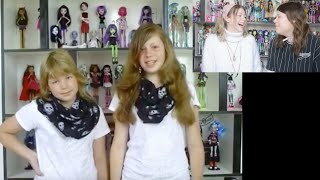 Reacting to our old Monster High videos with my sister 😂 [upl. by Eladal]