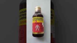 Ascoril LS Syrup  Ascoril LS Cough Syrup  Expectorant Bronchodilator Mucolytic Syrup  Wet cough [upl. by Sedda199]