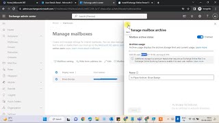 How to enable archive mailboxes for Microsoft 365 user and speed up the archive thought PowerShell [upl. by Aurel]