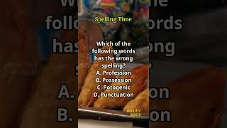 Spelling Time 586 spelling englishlearning englishvocabulary questions quiz [upl. by Emsmus]