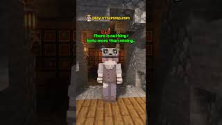 Looking like a minion with the miner set fr minecraft minecraftsmp [upl. by Kimble]