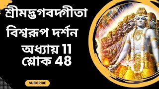 শ্রীমদ্ভগবদ্গীতা অধ্যায় 11 শ্লোক 48  বিশ্বরূপ দর্শন  BG 1148  HG Nityasidhu gopal Pr [upl. by Eceinaj269]